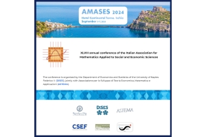 AMASES 2024 - XLVIII annual conference of the Italian Association for Mathematics Applied to Social and Economic Sciences