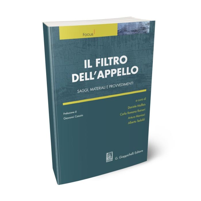 Il filtro dell'appello - TEDOLDI ALBERTO,MAFFEIS DANIEL | Giappichelli