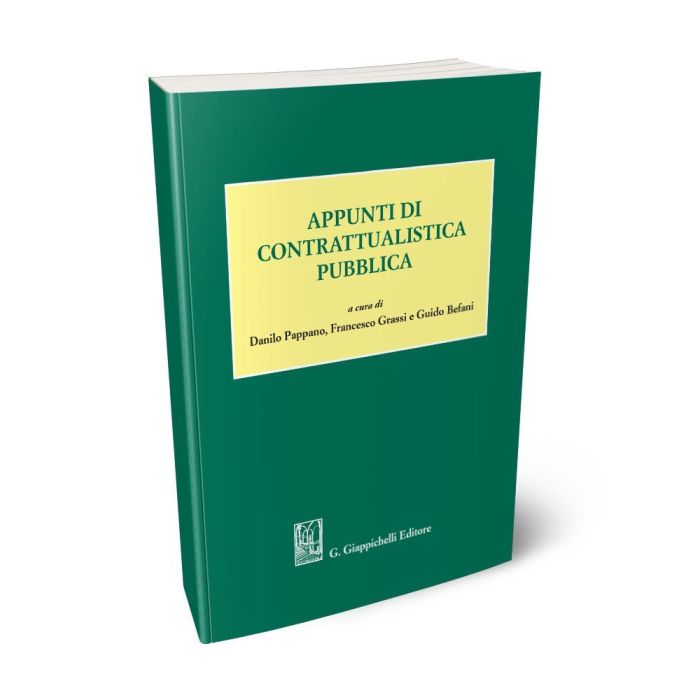 Appunti di contrattualistica pubblica - PAPPANO D.