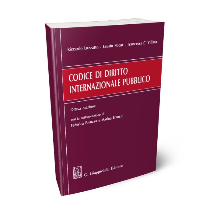 Codice di diritto internazionale pubblico - LUZZATTO R., POCAR F., VILLATA  | Giappichelli